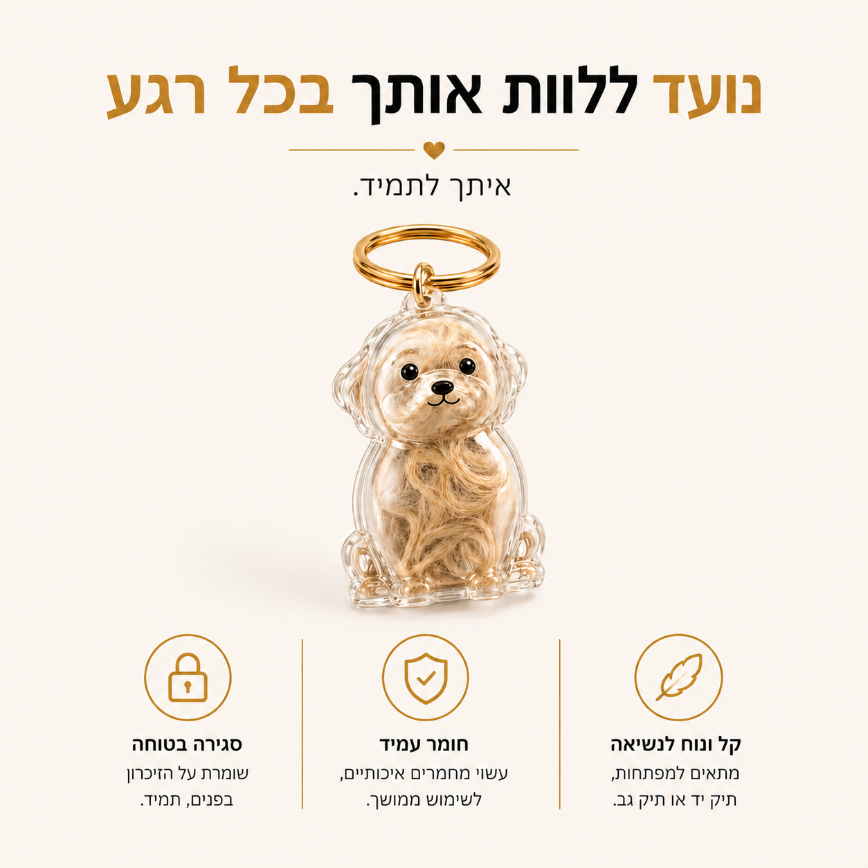 PetForever™-איתך לתמיד לשמור את החבר הכי נאמן קרוב ללב
