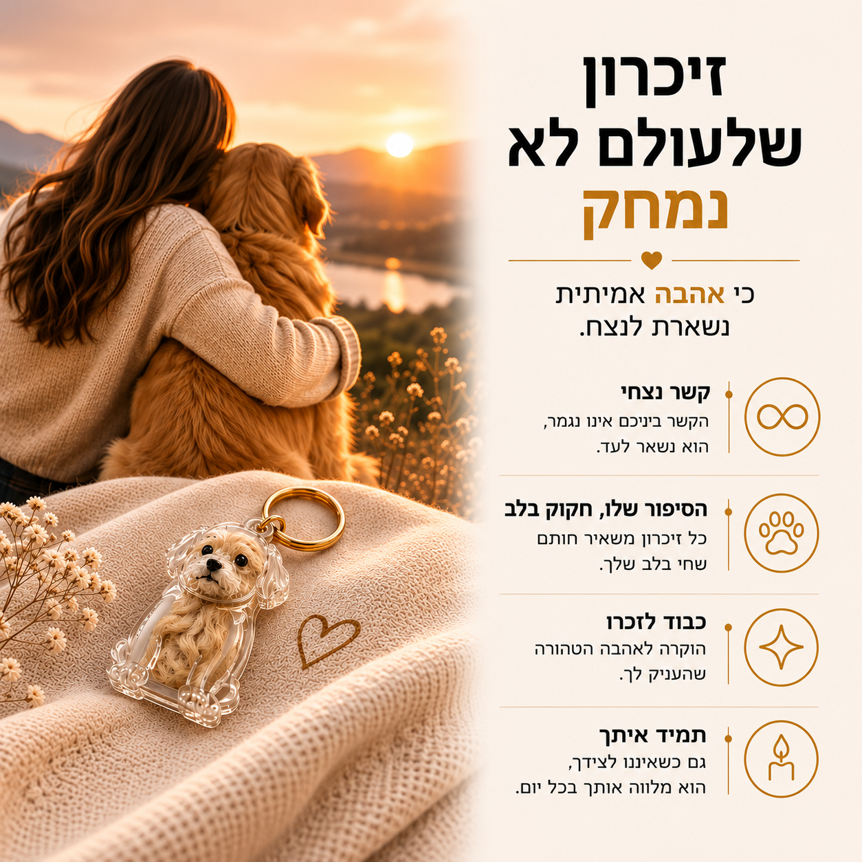 PetForever™-איתך לתמיד לשמור את החבר הכי נאמן קרוב ללב